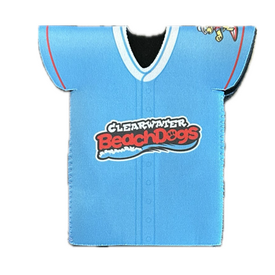 Clearwater BeachDogs Bottle Jersey Koozie