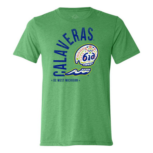 Calaveras de West Michigan Triblend Wrap Tee - Copa