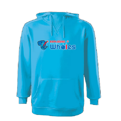 Eugene Emeralds Exploding Whales EvoShield Blue Hoodie