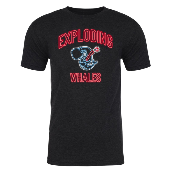 Eugene Emeralds Exploding Whales 108 Stitches Neon T-Shirt