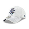 Hartford Yard Goats New Era White Logo Adjustable Cap