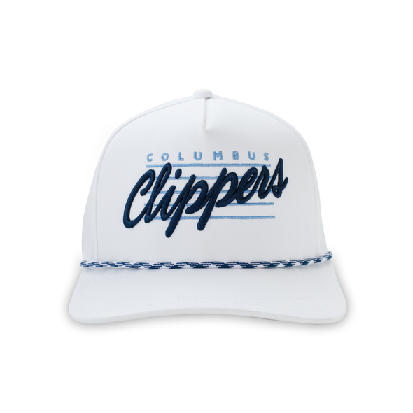 Columbus Clippers Legacy White Caddy Hat