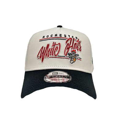 Rochester White Hots Stone A-Frame Cap