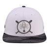 Myrtle Beach Pelicans Black Clover White Pirate Infield Snapback Adjustable Cap