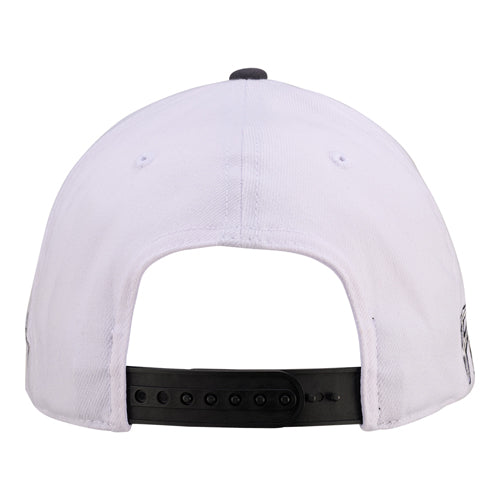 Myrtle Beach Pelicans Black Clover White Pirate Infield Snapback Adjustable Cap