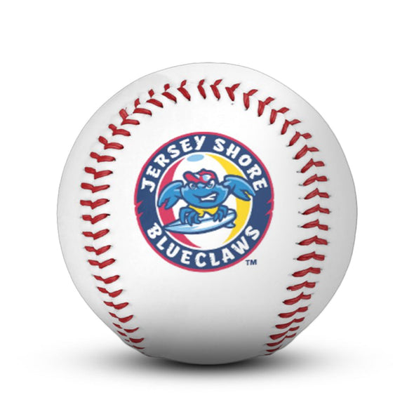 Jersey Shore BlueClaws Rawlings Primary Logo Baseball