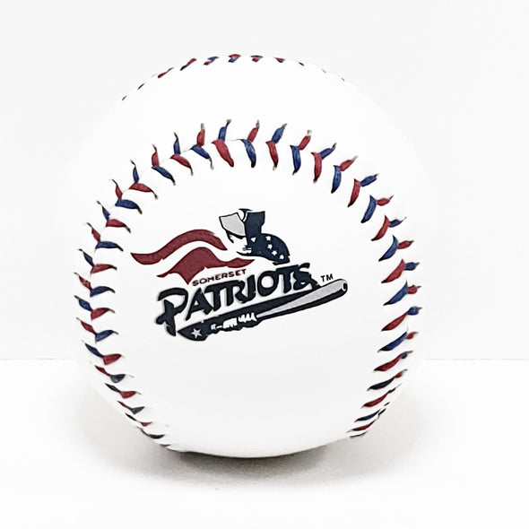 Somerset Patriots White Logo Ball  
