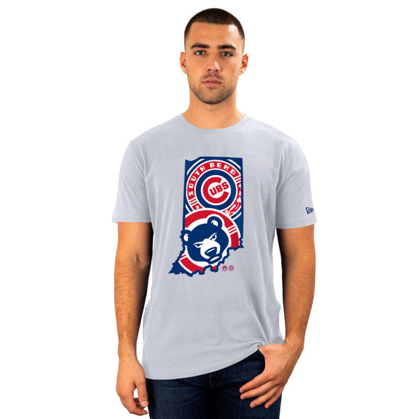 New Era South Bend Cubs Men's State Tee - Color White