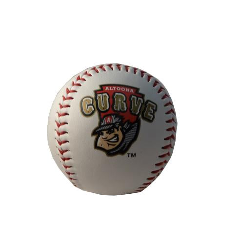 Altoona Curve White Logo Baseball