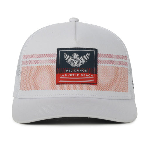 Myrtle Beach Pelicans Outdoor Cap White Ace COPA Pelicanos de Myrtle Beach Snapback Cap