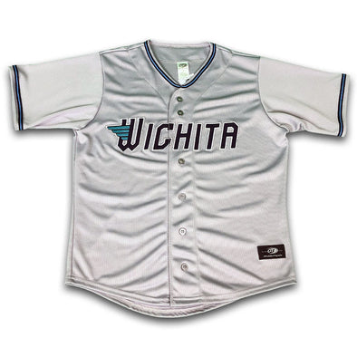 Wichita Wind Surge Youth Grey Road Replica Jersey