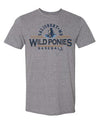 Delmarva Shorebirds 108 Stitches Wild Ponies Label Tee