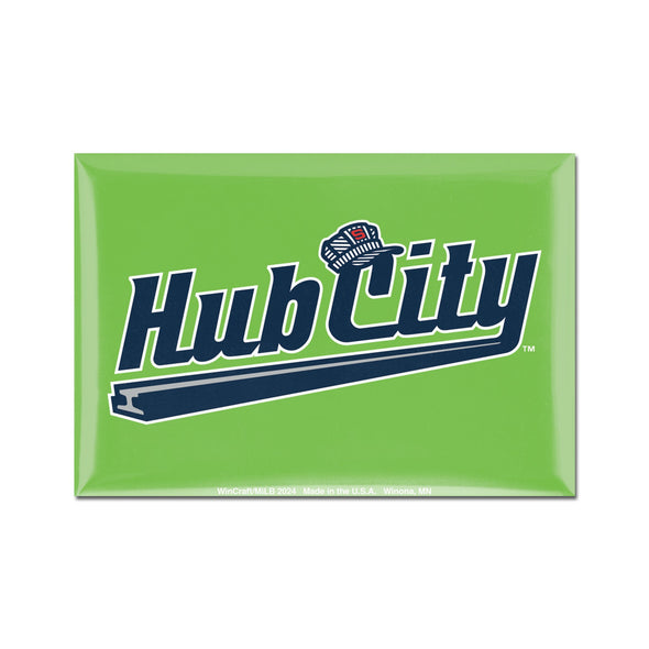 Hub City Spartanburgers Wordmark Refrigerator Magnet