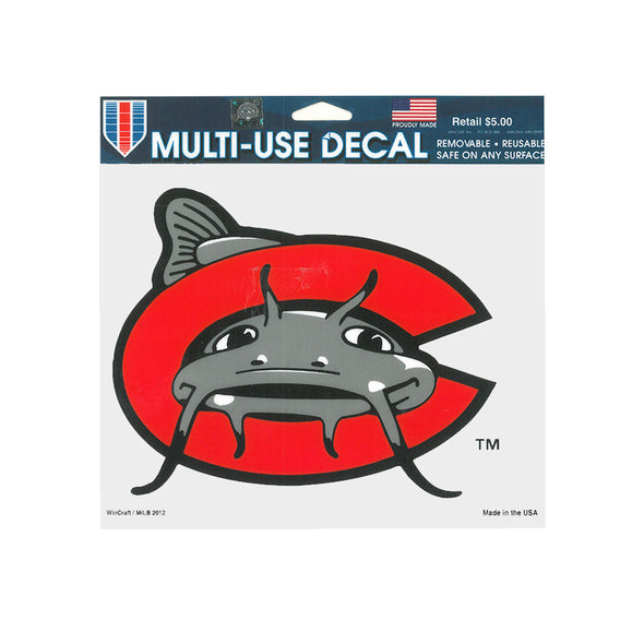 Carolina Mudcats Window Cling