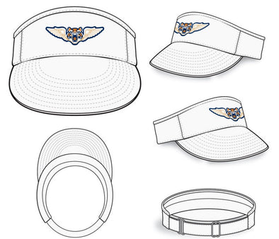 Flying Tigers Winged Tiger Visor