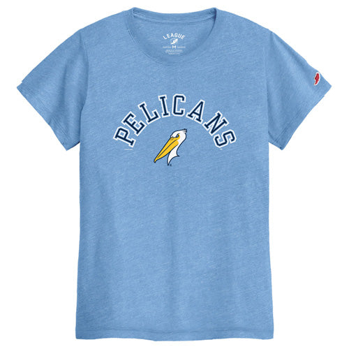 Myrtle Beach Pelicans League Ladies Heather Blue Intramural Classic Tee