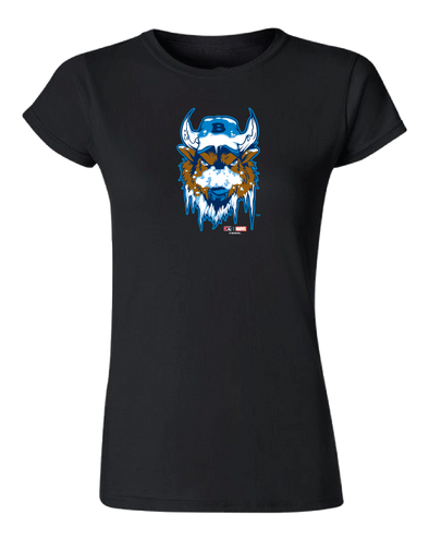 Buffalo Bisons Ladies Marvel's Defenders of the Diamond Black Primary Tee