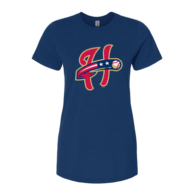 Harrisburg Senators Navy Women's Short Sleeve T-Shirt