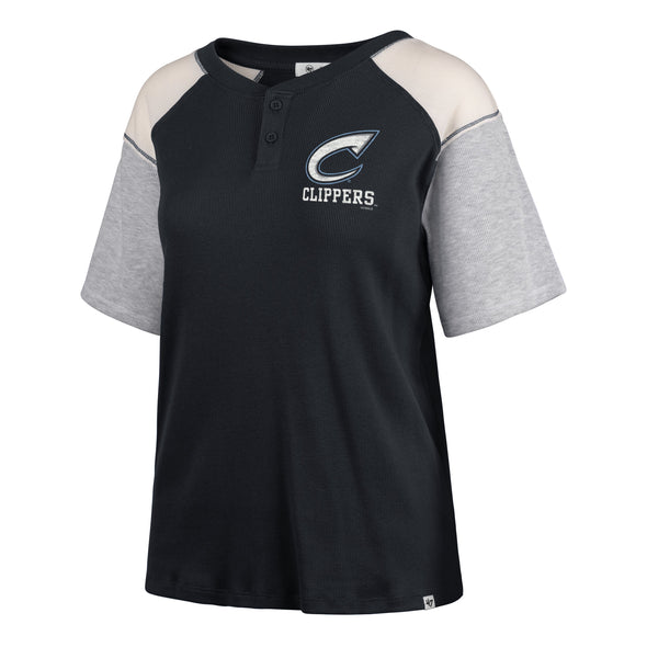 Columbus Clippers 47 Brand Women's Underline Henley Tee