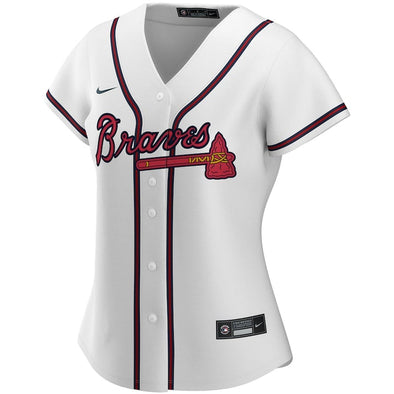 Atlanta Braves Nike Replica Women's White Jersey