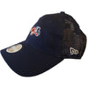 Somerset Patriots New Era Womens 9Twenty Mini Micro Navy Mesh Back  Slide Buckle Adjustable Unstructured Cap