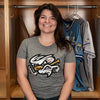 Omaha Storm Chasers 108 Stitches Women's Vintage Gray Tee