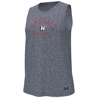 Womens Nats Baseball Breeze Navy Tank