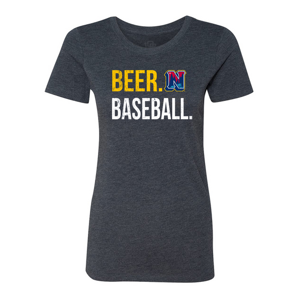 Naturals Women's Beer. Baseball Tee