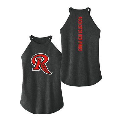 Rochester Red Wings Womens Black Razorback Tank