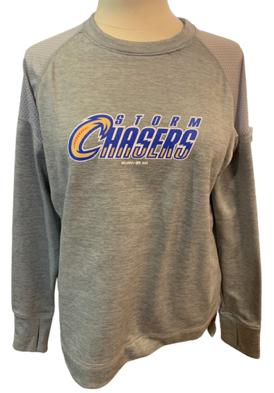 Omaha Storm Chasers Women's Augusta Silver Zoe Heather Pullover