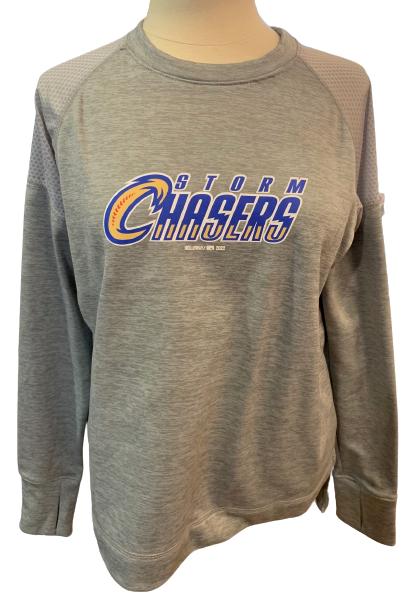 Omaha Storm Chasers Women's Augusta Silver Zoe Heather Pullover