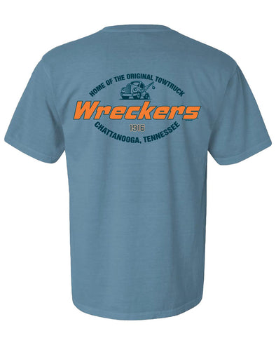 Chattanooga Lookouts Ice Blue Wreckers Tee
