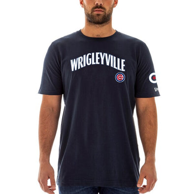 Chicago Cubs New Era Wrigleyville City Connect Men's T-Shirt Navy