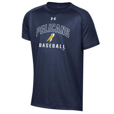 Myrtle Beach Pelicans Under Armour Youth Navy Tech Tee