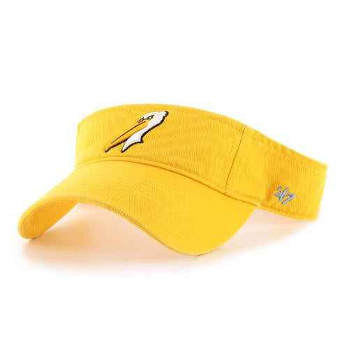 Myrtle Beach Pelicans 47 Brand Yellow Alternate Visor