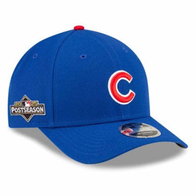 Chicago Cubs New Era Youth 2025 Post Season Authentic Collection Home 9FORTY M-Crown Adjustable Cap