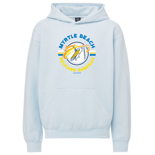 Myrtle Beach Pelicans MV Sport Youth Arctic Blue Buddy Hood