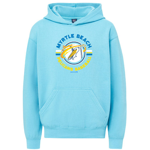 Myrtle Beach Pelicans MV Sport Youth Cali Blue Buddy Hood