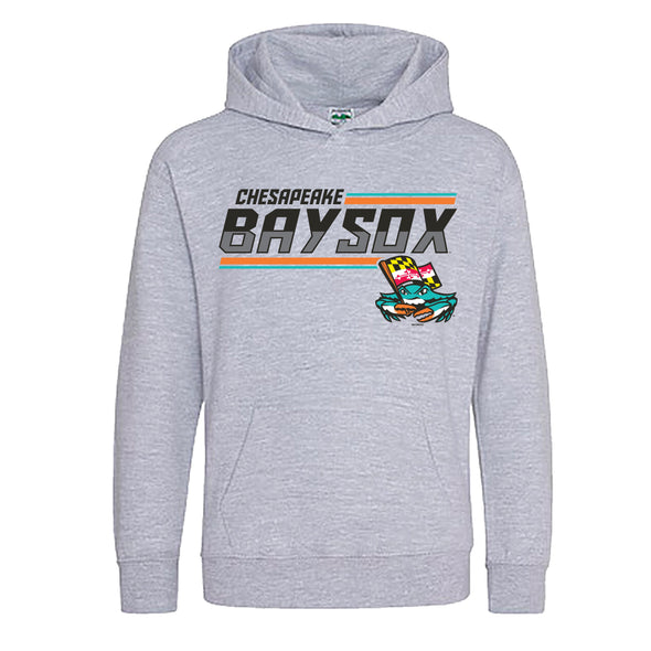 Chesapeake Baysox YOUTH Hooded Wynder GRAY