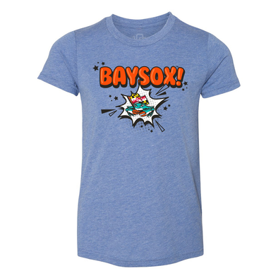 Chesapeake Baysox YOUTH Comic Burst BLUE