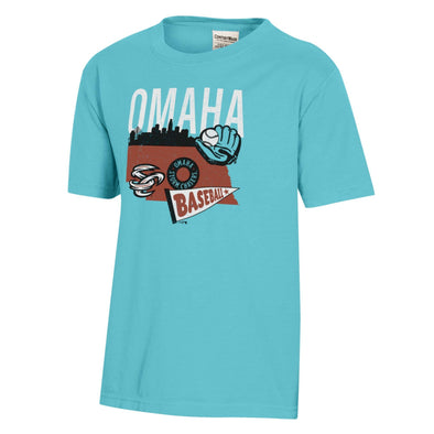Omaha Storm Chasers ComfortWash Youth Freshwater Tee
