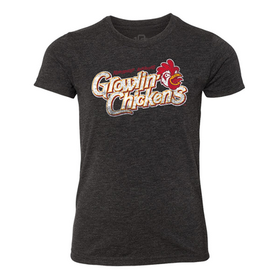 Youth Growlin Chickens Vintage Tee