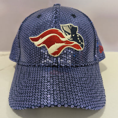 Somerset Patriots Youth Girls 9Forty Sequin Hook Loop Adjustable Cap