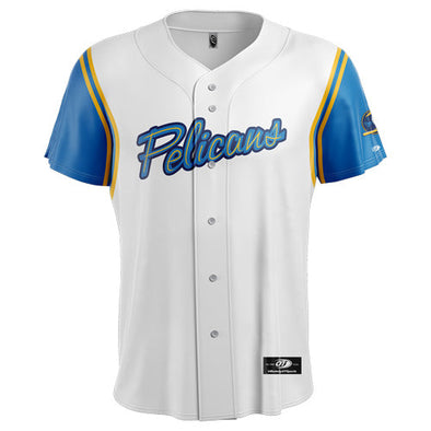 Myrtle Beach Pelicans OT Sports Youth Home White Replica Jersey