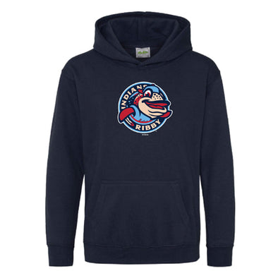 Spokane Indians Youth Navy Ribby Hooded Sweatshirt