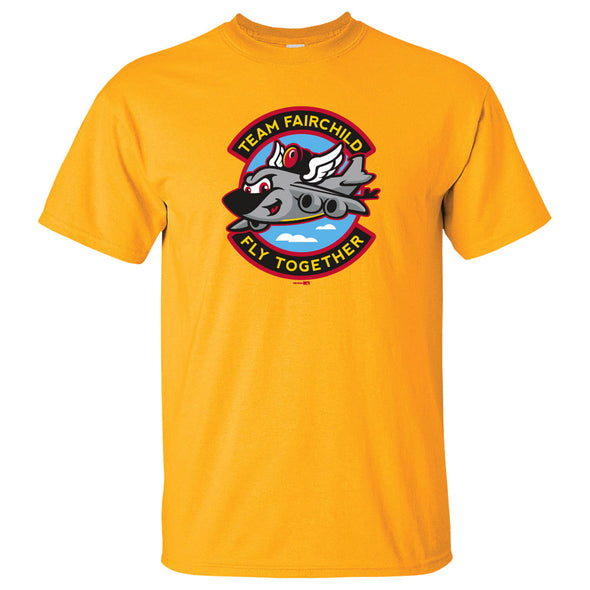 Spokane Indians Youth Operation Fly Together Gold Tee