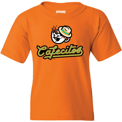 Spokane Indians Youth Orange Cafecitos COPA Tee