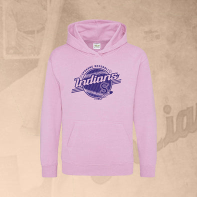 Spokane Indians Youth Pink Hooded Sweatshirt