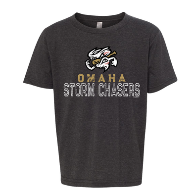Omaha Storm Chasers Bimm Ridder Youth Charcoal Ratliff Tee