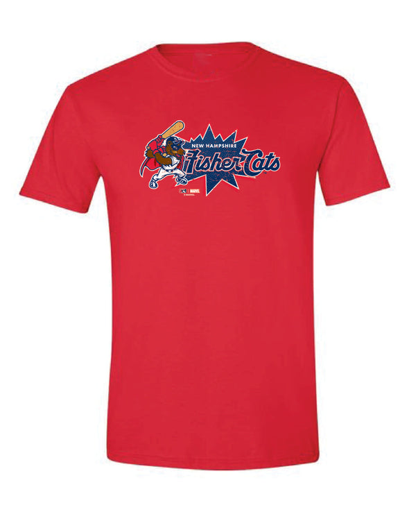 New Hampshire Fisher Cats Defenders of the Diamond Youth Burst Tee